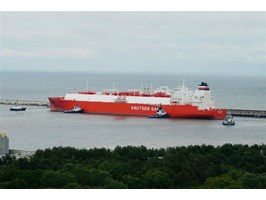 Statek „Grażyna Gęsicka” przywiózł gaz z USA