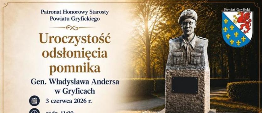 Uroczyste odsłonięcie pomnika generała Władysława Andersa