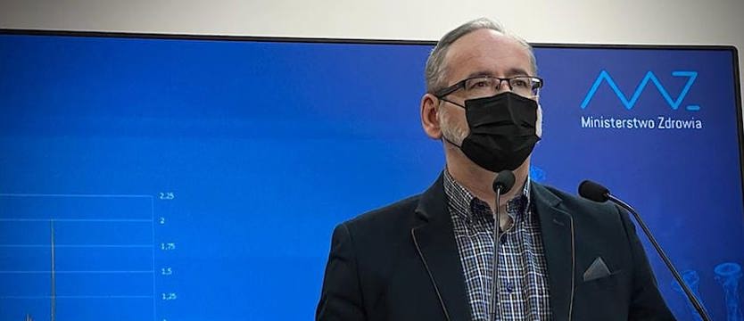 Minister Niedzielski: wkroczyliśmy w piątą falę. Wzrost zakażeń tydzień do tygodnia o 89,1 proc.