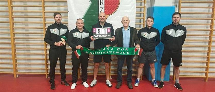 Tenis stołowy. Darz Bór Karnieszewice umocnił się na drugim miejscu