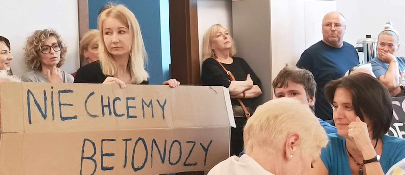 Mieszkańcy Szymanowskiego nadal protestują. "Nie chcemy betonozy"
