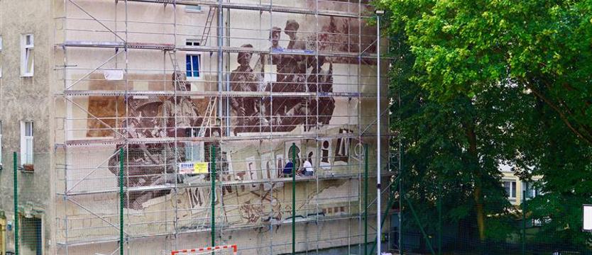 Powstał mural o Monte Cassino. Autorem jeden z najważniejszych szczecińskich artystów
