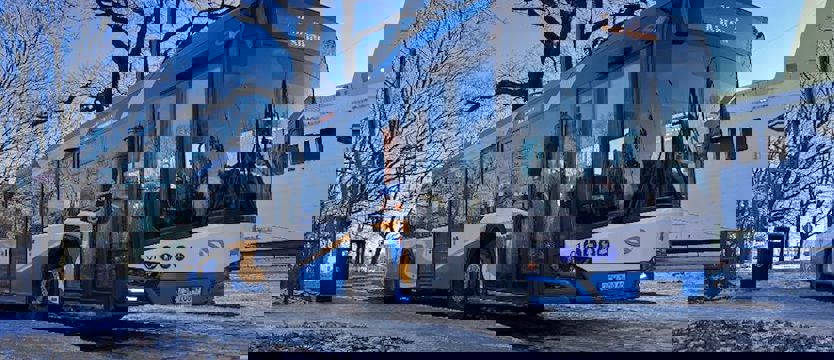 W Świnoujściu można ogrzać się w autobusie i poczekalni