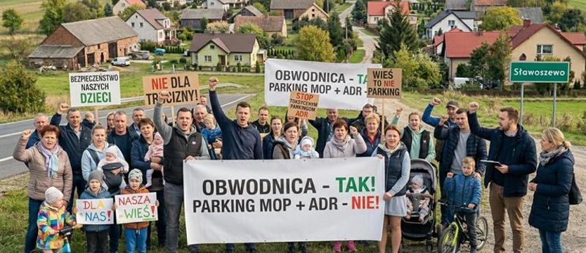 Opór przeciwko Miejscu Obsługi Podróżnych w Sławoszewie nie słabnie