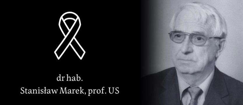 Zmarł prof. Stanisław Marek