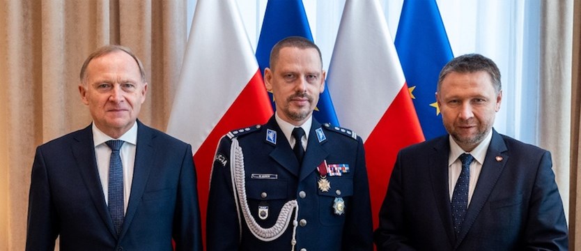 Inspektor Marek Boroń nowym szefem policji