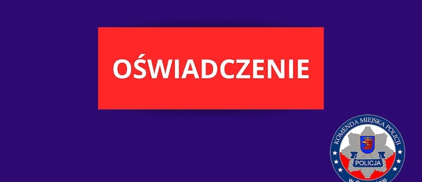 Policja wydała oświadczenie po weekendowych incydentach na Podzamczu