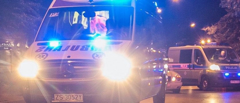 Dwie osoby potrącone na przejściu dla pieszych w Policach