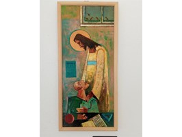 „Mój Jezus” w Galerii Mały Kierat. Wystawa obrazów Tomasza Rzeszutka