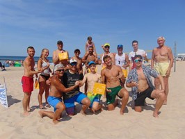 Słoneczne turnieje na parzącym piasku w Trzęsaczu