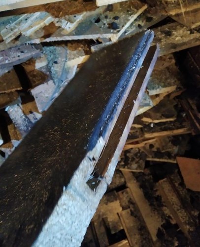 Deski spalana w piecu. Kontrola straży miejskiej w Szczecinie
