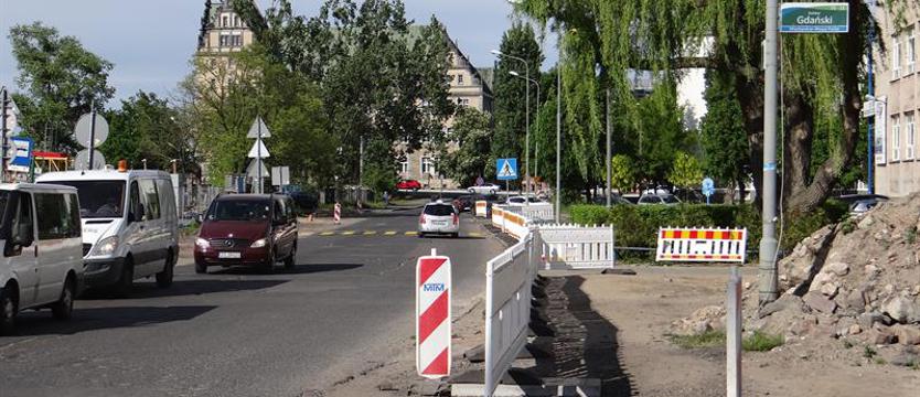 Ul. Celna z blokadami. Od środy zmiany na Łasztowni