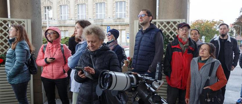 Szczecinianie oglądali zaćmienie Słońca