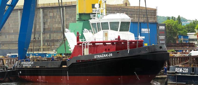 Wkrótce dołączy do portowej floty. „Strażak-28” już na wodzie
