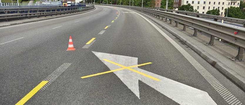 Wprowadzili tymczasową organizację ruchu na Trasie Zamkowej