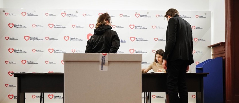 Trwają wybory w Koalicji Obywatelskiej. Wyniki poznamy w poniedziałek