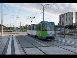 Nowa część ulicy Sosabowskiego otwarta dla samochodów i tramwajów