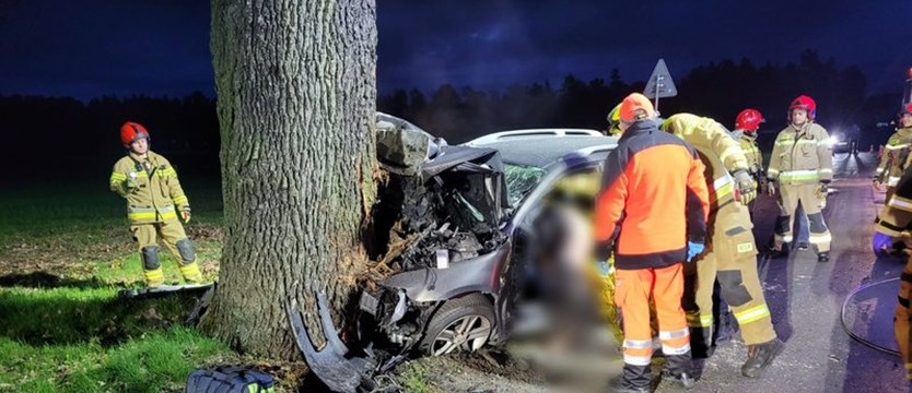 Kierowca zginął w wypadku w Rurzycy