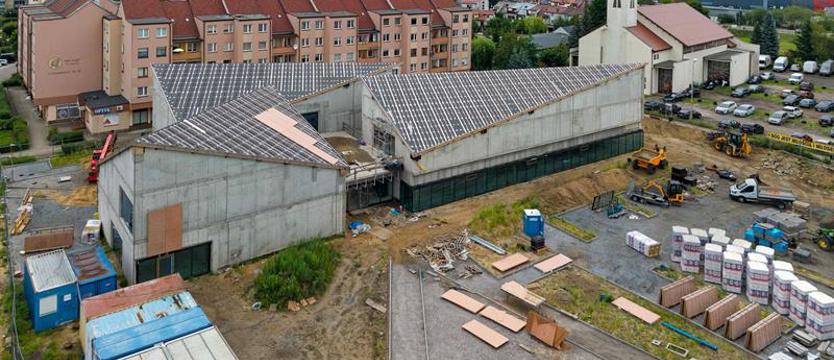 Mediateka w budowie