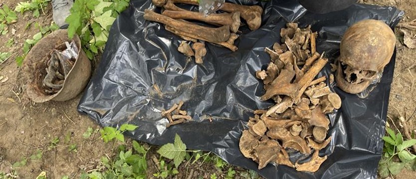 Policja odnalazła ludzkie szczątki w Siadle Górnym
