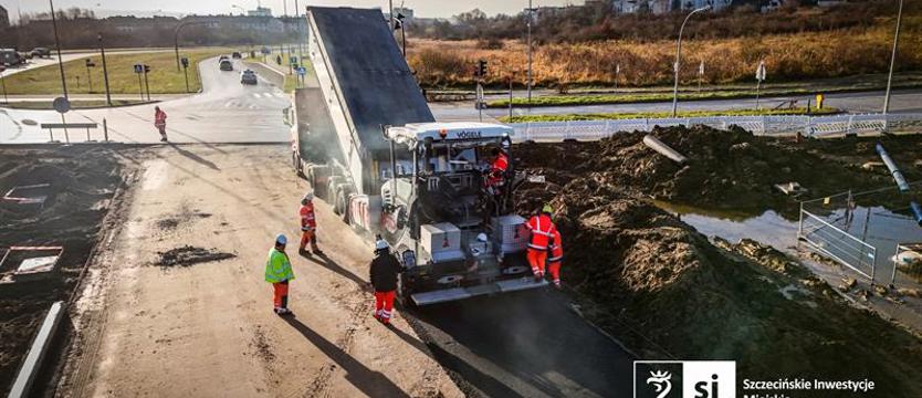 Pierwszy asfalt na Trasie Północnej