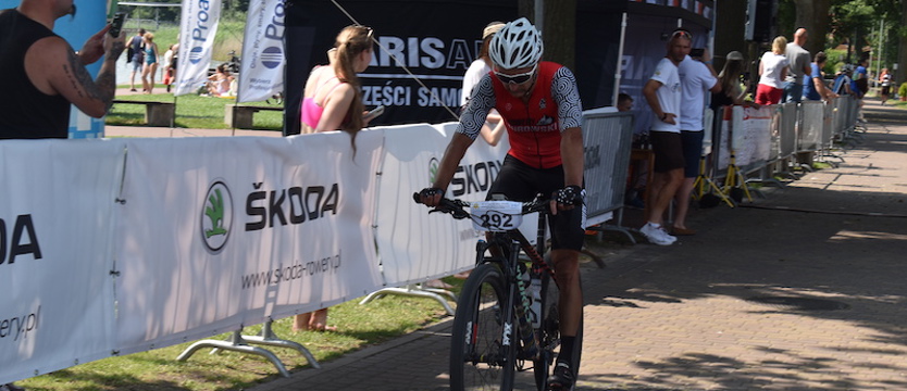 Maraton MTB. Objechali Miedwie dookoła
