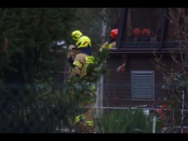 Pożar w domu opieki w Strumianach. Ewakuowano podopiecznych