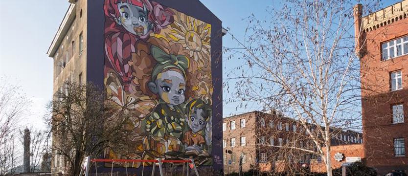 Prawa dziecka na muralu „Kredy”