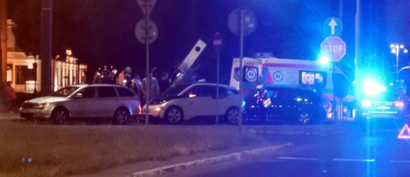 Ranny motocyklista w  wypadku w Szczecinie