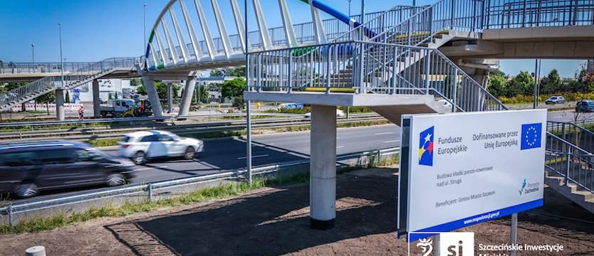 We wtorek otwarcie kładki nad ulicą Struga w Szczecinie