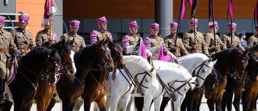 Wojskowy piknik w święto Kawalerii. Była musztra konna i pokazy broni białej