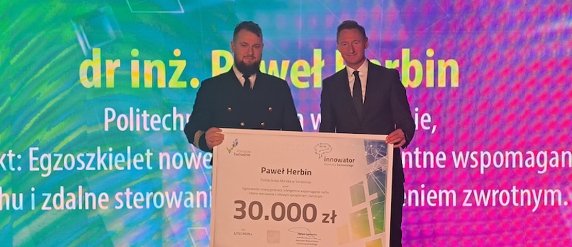 ,,Innowator Pomorza Zachodniego". Nagrody dla młodych naukowców rozdane