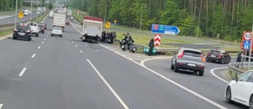 Zderzenie ciężarówki z motocyklem na Szosie Stargardzkiej