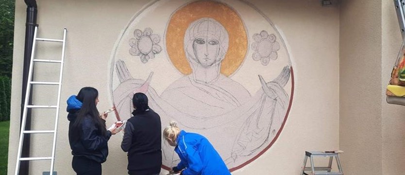 Mural ozdobił stargardzką cerkiew