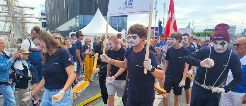 Dar Szczecina na starcie The Tall Ships Races 2025
