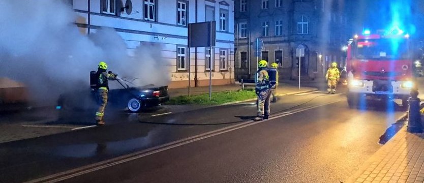 W Złocieńcu zapalił się samochód