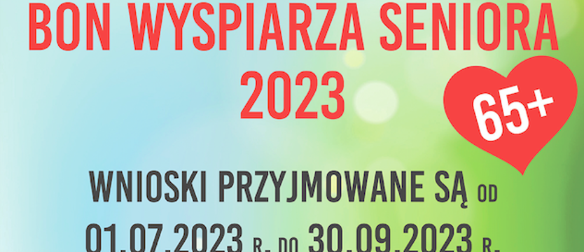 Bon Wyspiarza Seniora – złóż wniosek do końca września
