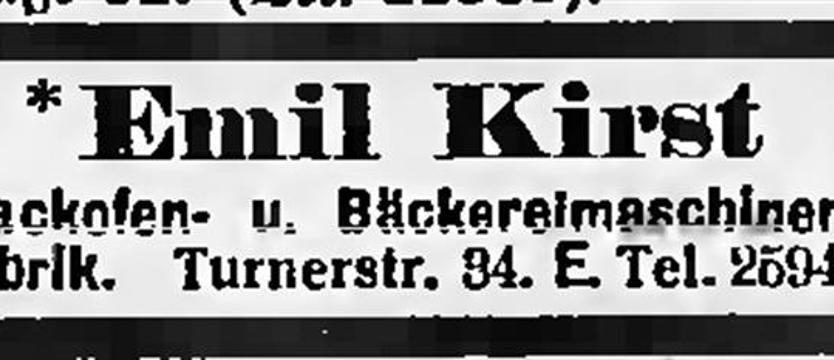 Wykład w Muzeum Techniki. Emil Kirst. Fabryka pieców chlebowych