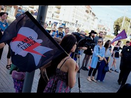 Protest na placu Pawła Adamowicza. Strajk Kobiet jest wściekły na władzę