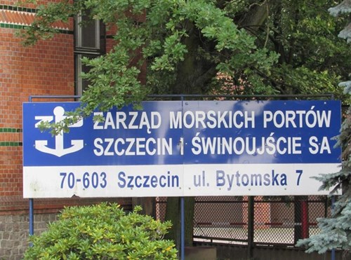Zarząd Morskich Portów w Szczecinie i w Świnoujściu baner