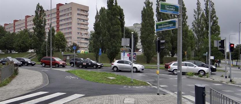 Derdowskiego nieprzejezdna po deszczu