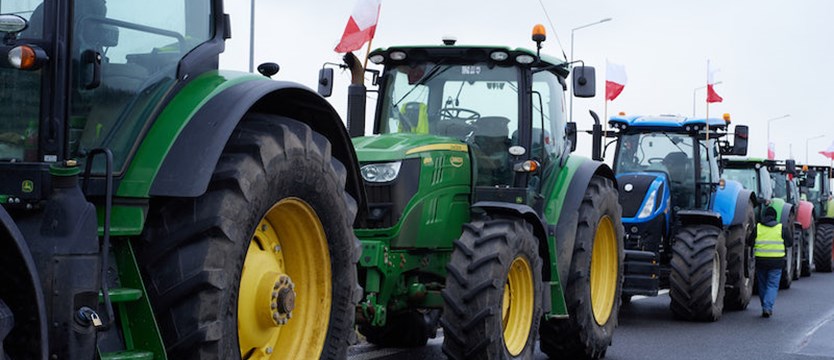 Rolnicy nadal blokują dojazd do przejścia granicznego w Krajniku