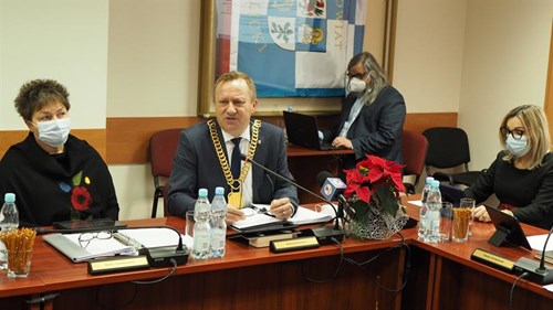 Sesja rady powiatu polickiego