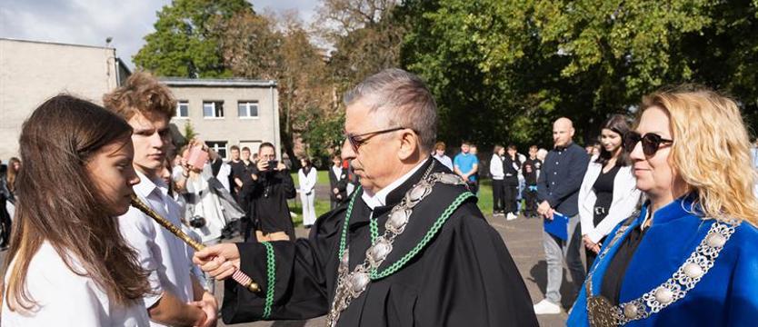 Ślubowanie klas pierwszych. Nowi uczniowie rzemiosła