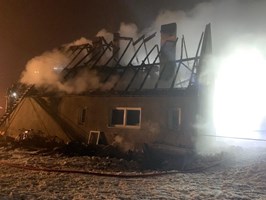 Pożar domu w miejscowości Pargowo