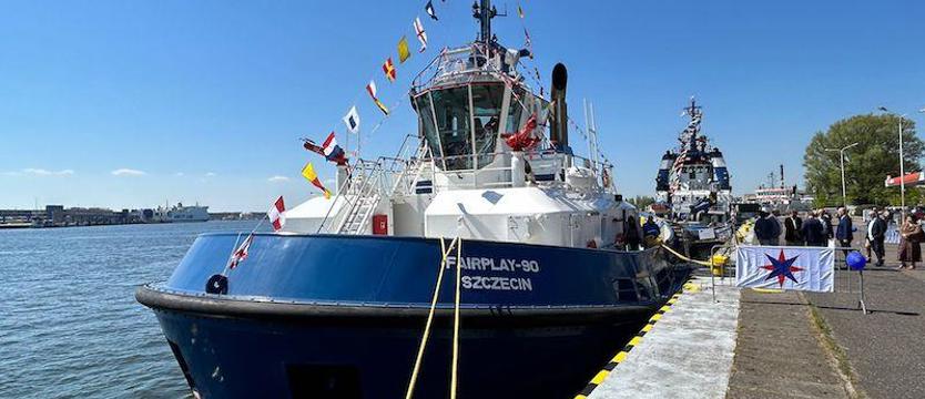 „Fairplay-90” powitany w Świnoujściu