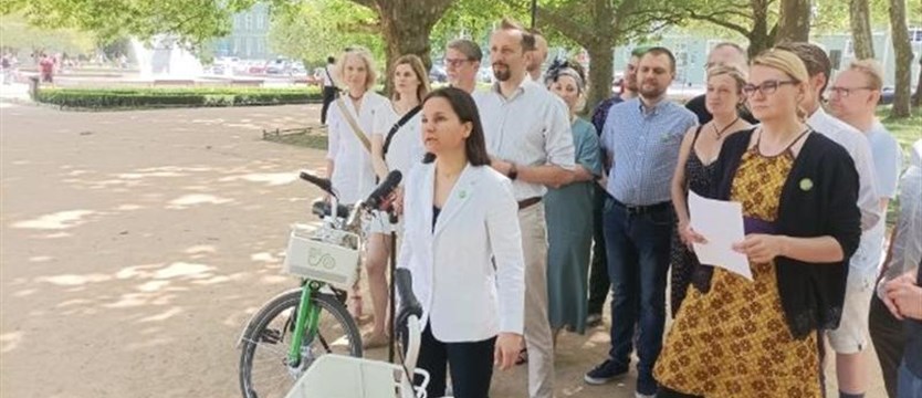 Zieloni za rowerami i wspólną listą opozycji