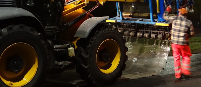 Utrudnienia na pl. Zwycięstwa w Szczecinie