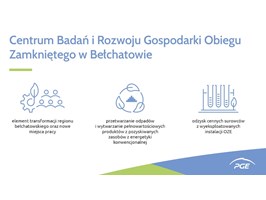 PGE otworzyła Centrum Badań i Rozwoju Gospodarki Obiegu Zamkniętego w Bełchatowie