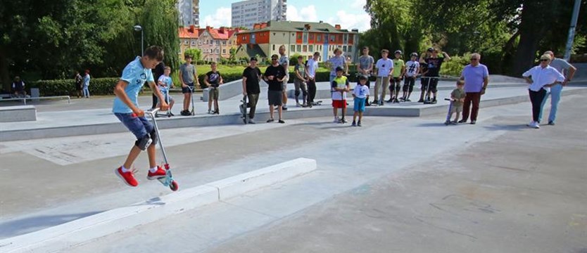 Kołobrzeski skatepark po modernizacji